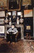 James Ensor James Ensor in his studio Germany oil painting reproduction